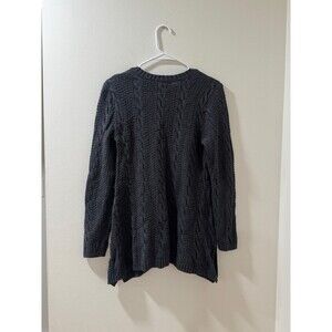 Jeanne Pierre Charcoal Gray Mens Sweater Large Size Medium - 100 % Cotton